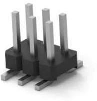 2842144-3, Board to Board &amp; Mezzanine Connectors 6P,2MM,BRK HDR,DRVT, SMD,0.76AU,TR W/CAP