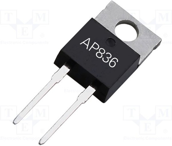 AP836-47RJ, Резистор: thick film, THT, TO220, 47Ом, 35Вт, ±5%, -65-150°C