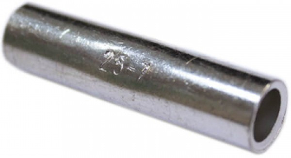 Гильза соединительная луженая ГМЛ 25-7мм УХЛ3 опрес. медь ЗЭТАРУС zeta11415 Гильза соединительная луженая ГМЛ 25-7мм УХЛ3 опрес. медь ЗЭТАРУС zeta11415