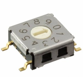 A6KS-104RF, DIP Switches / SIP Switches 10P 5x2 TERM SMT Top-actuated flat