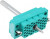 516-038-000-201, 516 3.81mm Pitch Rectangular Connector, Female, Straight, 38 Way