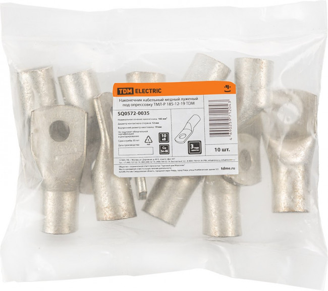 Наконечник ТМЛ-Р 185-12-19 TDM Наконечник ТМЛ-Р 185-12-19 TDM