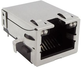 SS-74800-146, Modular Connectors / Ethernet Connectors Mid-Plane Jack 1G Bi-color LEDs0.085IN