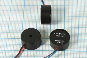 Излучатель звука пьезокерамический без генератора 14x7мм, с обратной связью; обрсв зп 14x 7\3~16\\ 4