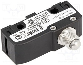 MKV11D06, Микропереключатель SNAP ACTION, с толкателем, SPDT, 6A/250ВAС