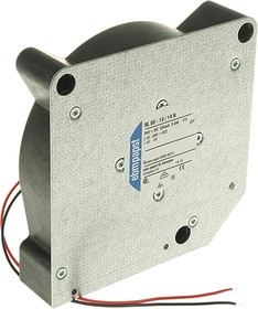 RL90-18/14N, RL 90 N Series Centrifugal Fan, 24 V dc, 40m³/h, DC Operation, 120.6 x 120.6 x 37.3mm