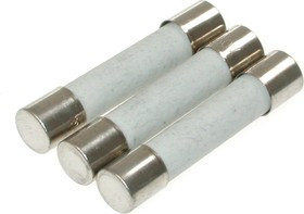 C630 (ABE), 15 A, 250 В, 6.35х30 мм, Предохранитель керамический