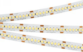 Arlight Светодиодная лента RT-A240-10mm 24V Warm3000 (19.2 W/m, IP20, 3528, 5m) (Открытый)