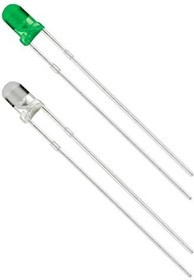 LTH3MM12VFR4500, Светодиод, Зеленый, Сквозное Отверстие, T-1 (3mm), 12 мА, 12 В, 625 нм