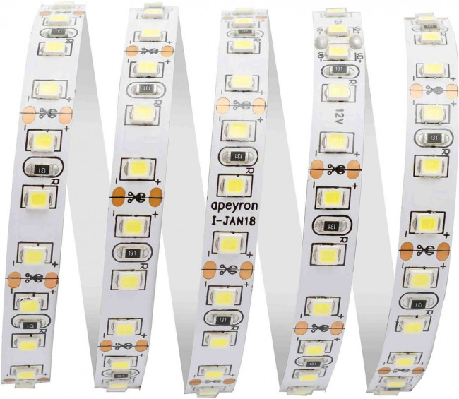 216BL Светодиодная лента в блистере 12В, СТ, 9,6Вт/м, smd3528, 120д/м, IP20, 600Лм/м,подложка 8мм, 2