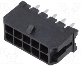 MX-43045-1028, Коннектор: провод-плата; Micro-Fit 3.0; PIN: 10; Розетка; "папа"; 3мм MX-43045-1028, Коннектор: провод-плата; Micro-Fit 3.0; PIN: 10; Розетка; "папа"; 3мм