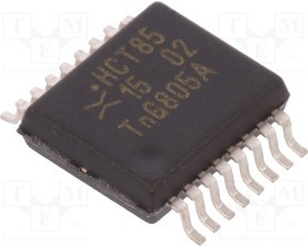 74HCT85DB.112, IC: цифровая; 4bit,компаратор; CMOS,TTL; SMD; SSOP14; HCT; туба