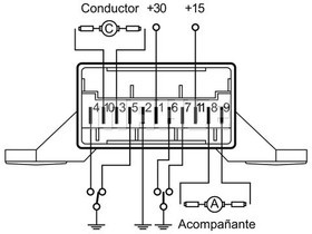 MR 21, Реле стеклоподъемника