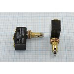 Микропереключатель, размер 49x17 x24, 15А, переключение ON-(ON), размер концевика H60, SF-6043,