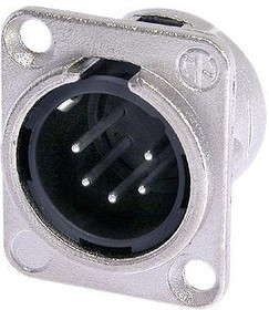 Neutrik NC5MD-L-1 панельный разъем XLR male 5 контактов
