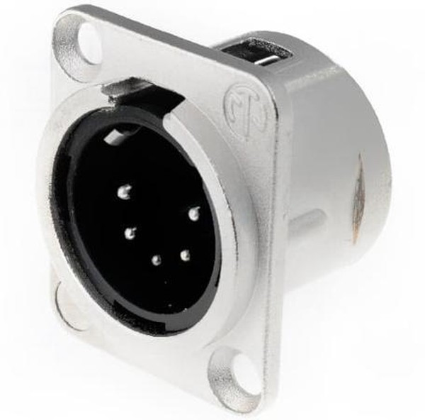 Neutrik NC5MD-L-1 панельный разъем XLR male 5 контактов