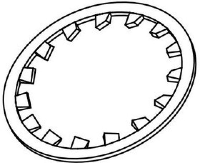 172-STAR-22.2MM, RF Connector Accessories N BHD LOCKWASHER 22.2MM O.D.