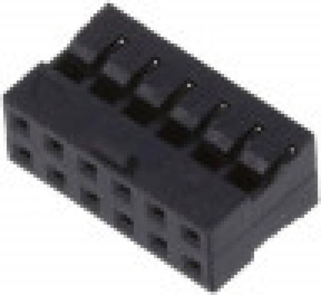 51110-1260, Milli-Grid Female Connector Housing, 2mm Pitch, 12 Way, 2 Row 51110-1260, Milli-Grid Female Connector Housing, 2mm Pitch, 12 Way, 2 Row