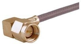 16_SMA-50-2-106/111_NH, RF Connectors / Coaxial Connectors SMA right angle cable plug(m)