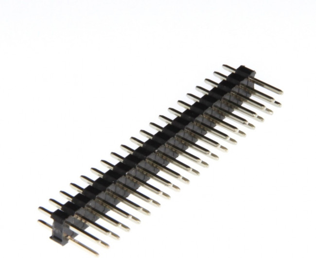 PLD-40, вилка штыревая 2.54мм 2x20 прям. (L-KLS1-207-2-40-S)