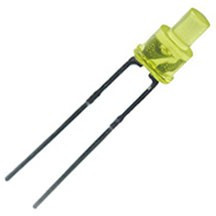 L-1394YD, светодиод желтый d=2мм 5мКд