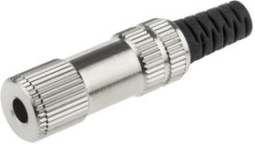 1520 02, Jack Connector 3.5 mm Cable Mount Stereo Socket, 3Pole 1A