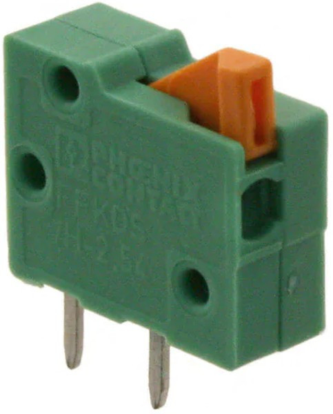 1791868, Клеммная колодка типа провод к плате, 2.54 мм, 1 вывод(-ов), 26 AWG, 20 AWG, 0.5 мм², Вставной