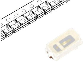 LL-R3014W-W6M-Q10, LED; SMD; 3014,PLCC2; white warm; 8?12.5lm; 2500?3800mcd; 75; 120°
