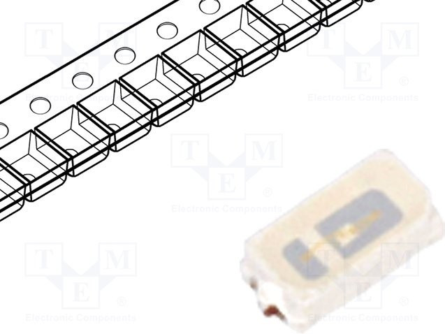 LL-R3014W-W6M-Q10, LED; SMD; 3014,PLCC2; white warm; 8?12.5lm; 2500?3800mcd; 75; 120°