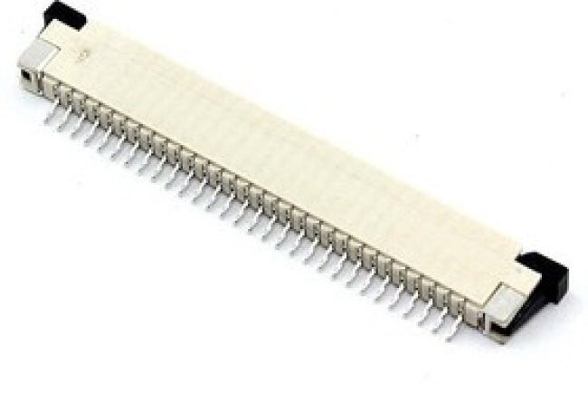 Разъем FPC Half Coverage Top Contact 1.0K-BS-30PWB 30 pin высота 2мм шаг 1мм