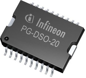 TLE82092SAAUMA1, Драйвер/контроллер двигателя, DC, SPI, мостовая схема, 2 выхода, 4.4В - 5.25В питание, 8.6А выход TLE82092SAAUMA1, Драйвер/контроллер двигателя, DC, SPI, мостовая схема, 2 выхода, 4.4В - 5.25В питание, 8.6А выход