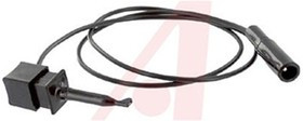 BU-1031-A-24-0, 5A Black Test lead, 300V Rating - 0.6m Length