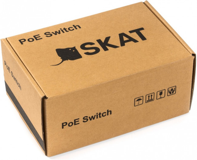 SKAT PoE-2E-1S коммутатор PoE Plus, мощность 60Вт, порты: 2-Ethernet, 1-Uplink SKAT PoE-2E-1S коммутатор PoE Plus, мощность 60Вт, порты: 2-Ethernet, 1-Uplink