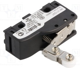 MKV11D47, Микропереключатель SNAP ACTION, с рычагом (с роликом), SPDT