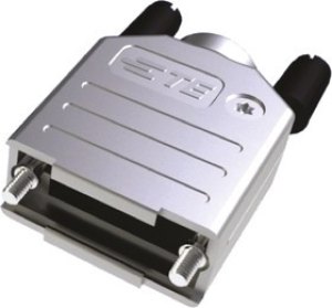 2-2198617-5, Backshell/Cable Clamp 180° 3 Shell Size Nickel Acrylonitrile Butadiene Styrene