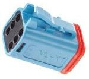 0934454104, Conn Housing PL 6 POS Crimp ST Cable Mount Blue ML-XT™ Bag 0934454104, Conn Housing PL 6 POS Crimp ST Cable Mount Blue ML-XT™ Bag
