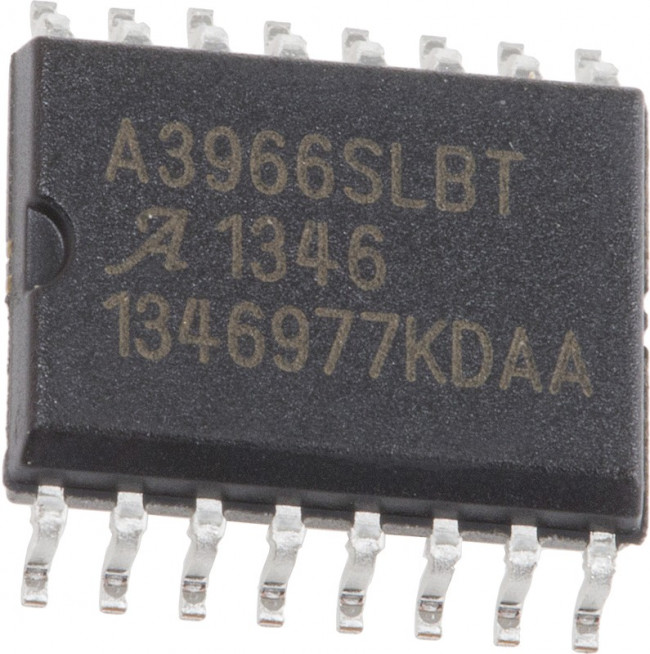 A3966SLBTR-T, Dual Full Bridge Motor Driver 16-Pin SOIC W T/R