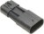 207778-0003, Connector Housing, IP68, Squba 207778, Plug, 3 Ways, 3.6 mm, Molex Squba 207776 Series Pin Contacts