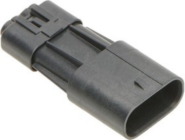 207778-0003, Connector Housing, IP68, Squba 207778, Plug, 3 Ways, 3.6 mm, Molex Squba 207776 Series Pin Contacts