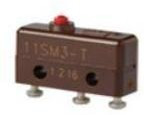 11SM3-T2, Basic / Snap Action Switches SPDT 5A 30Vdc Button Plunger