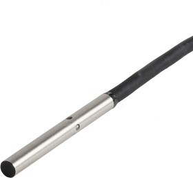 E2E-C04S12-WC-B1 2M, Inductive Barrel-Style Proximity Sensor, 1.2 mm Detection, PNP Output, 10 30 V dc, IP67 E2E-C04S12-WC-B1 2M, Inductive Barrel-Style Proximity Sensor, 1.2 mm Detection, PNP Output, 10 30 V dc, IP67