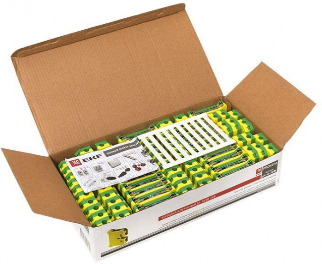 Колодка клеммная ЕК-16/80 JXB земля EKF plc-ek-16/80