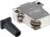 FMK2-K201 / 1731110061, FMK Series Die Cast Zinc Angled D Sub Backshell, 15 Way, Strain Relief FMK2-K201 / 1731110061, FMK Series Die Cast Zinc Angled D Sub Backshell, 15 Way, Strain Relief
