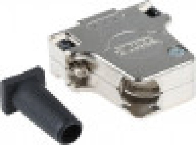 FMK2-K201 / 1731110061, FMK Series Die Cast Zinc Angled D Sub Backshell, 15 Way, Strain Relief FMK2-K201 / 1731110061, FMK Series Die Cast Zinc Angled D Sub Backshell, 15 Way, Strain Relief