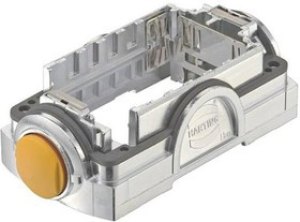 11126000100, Heavy Duty Power Connectors CARRIER HOOD 60 BLK M25 TOP ENTRY LOCK 11126000100, Heavy Duty Power Connectors CARRIER HOOD 60 BLK M25 TOP ENTRY LOCK