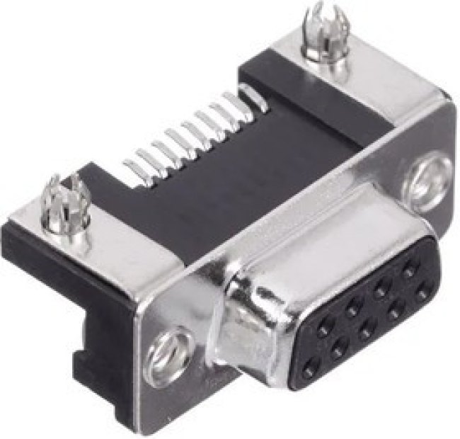 L17SM209SB14R, D-Sub Standard Connectors 9P SMT Socket Rear Insert 4-40