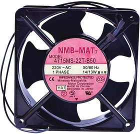 4715MS-22T-B50-B00, AXIAL FAN, 119MM, 220VAC, 102CFM, 41DBA