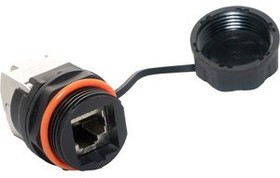 WSGJK, Modular Connector, Unshielded, CAT6a, RJ45, Ports - 1