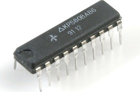 КР580ВА86 (89-97г), Двунаправленный 8-ми разрядный шинный формирователь (без инверсии) (IC8286)