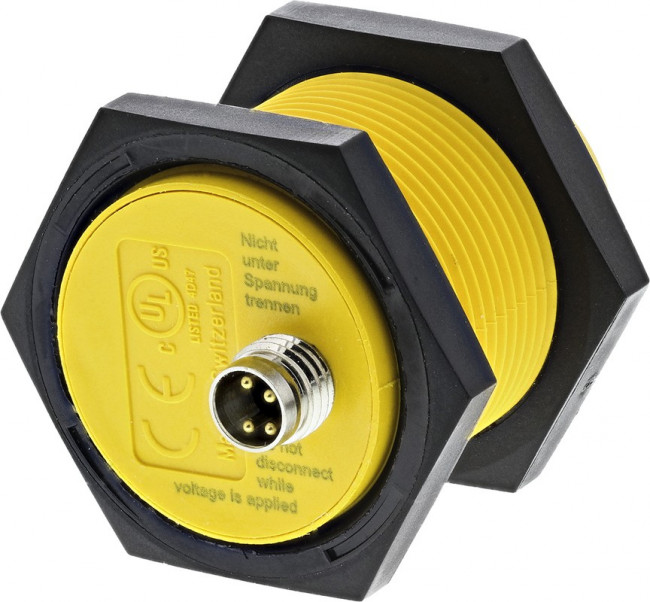 505223, PSENmag Series Magnetic Non-Contact Safety Switch, 24V dc, Plastic Housing, 2NO, M8